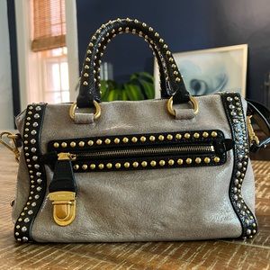 Gorgeous Prada studded 2way bag!